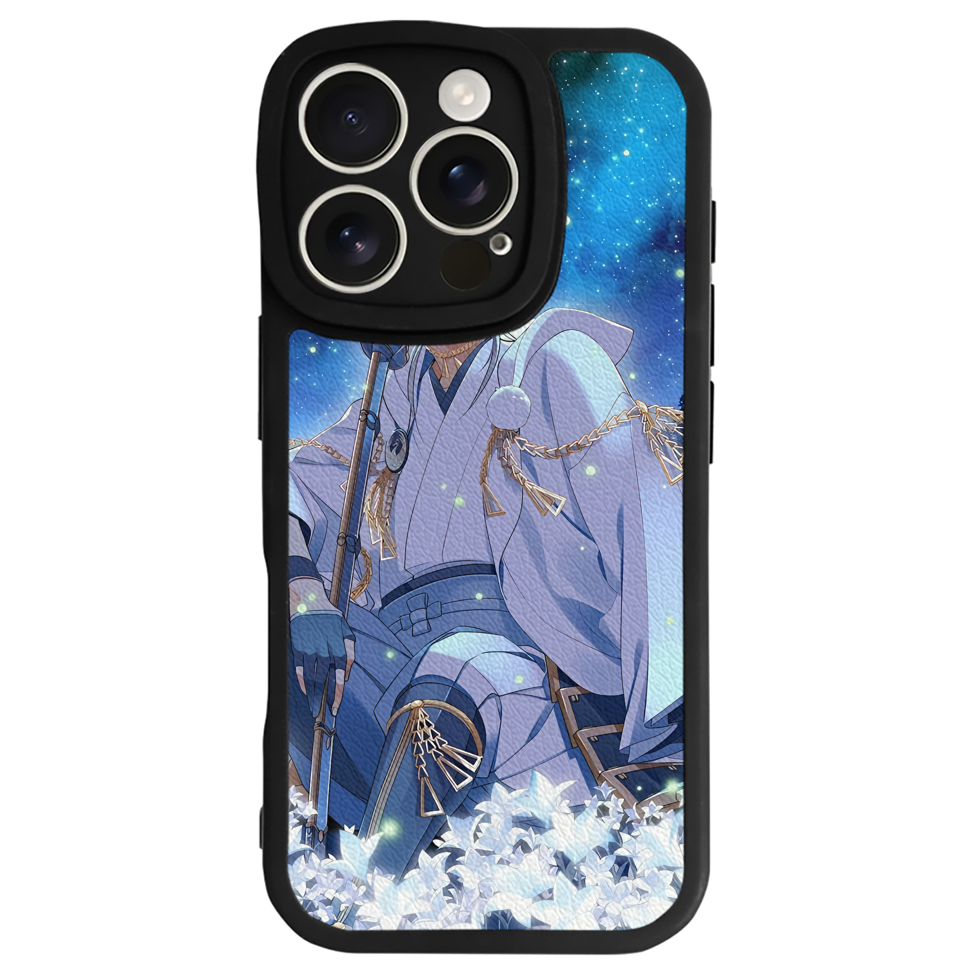 （画像用） 刀剣乱舞 Touken Ranbu 【iPhone 16シリーズ対応】シリコンスマホケース（レザー調） 材質：シリコン